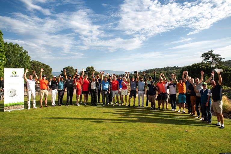 Participants of the ISF 2022 golf tournament