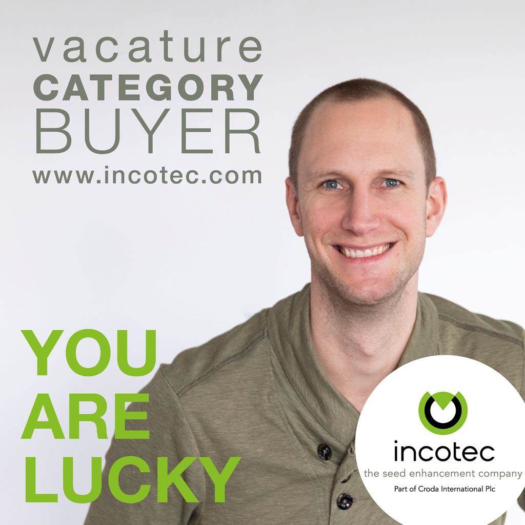 advert for a job as Category Buyer at Incotec